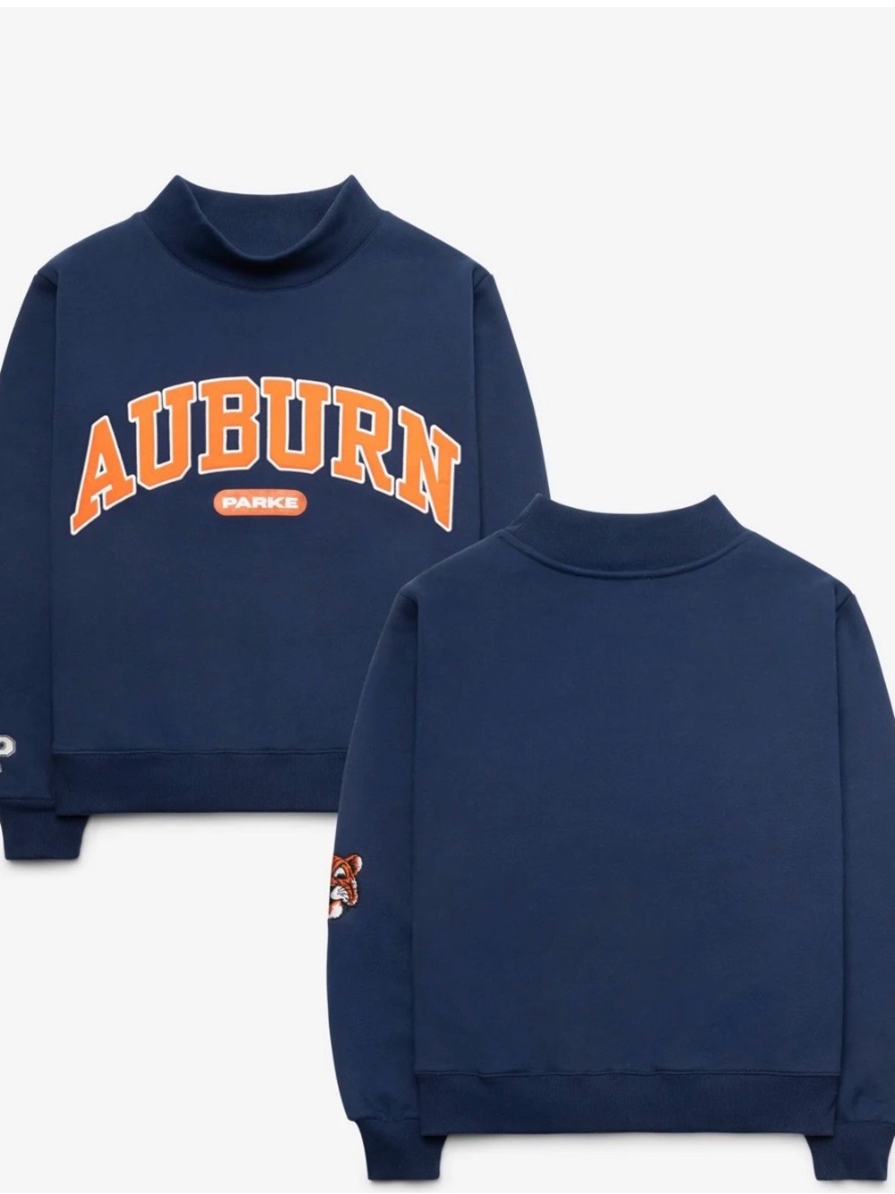 Parker Navy Auburn Appliqué Sweatshirt